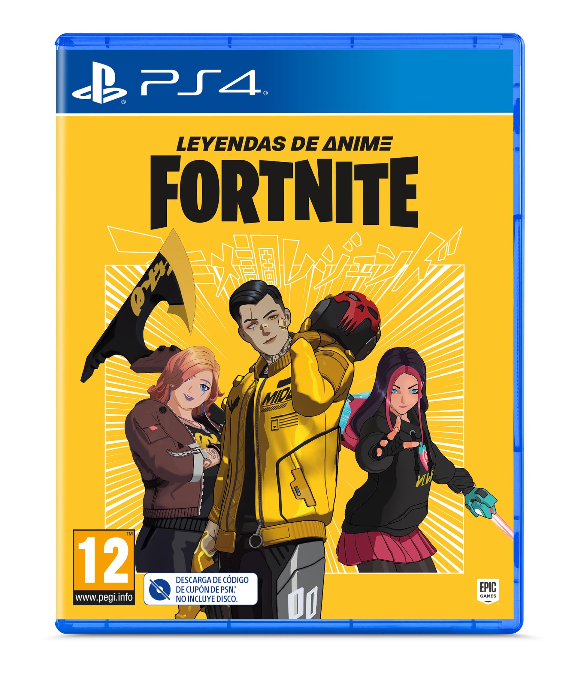 Fortnite - Anime Legends (code de téléchargement du jeu dans la boîte) - PS4 Fortnite - Anime Legends (code de téléchargement du jeu dans la boîte) - PS4